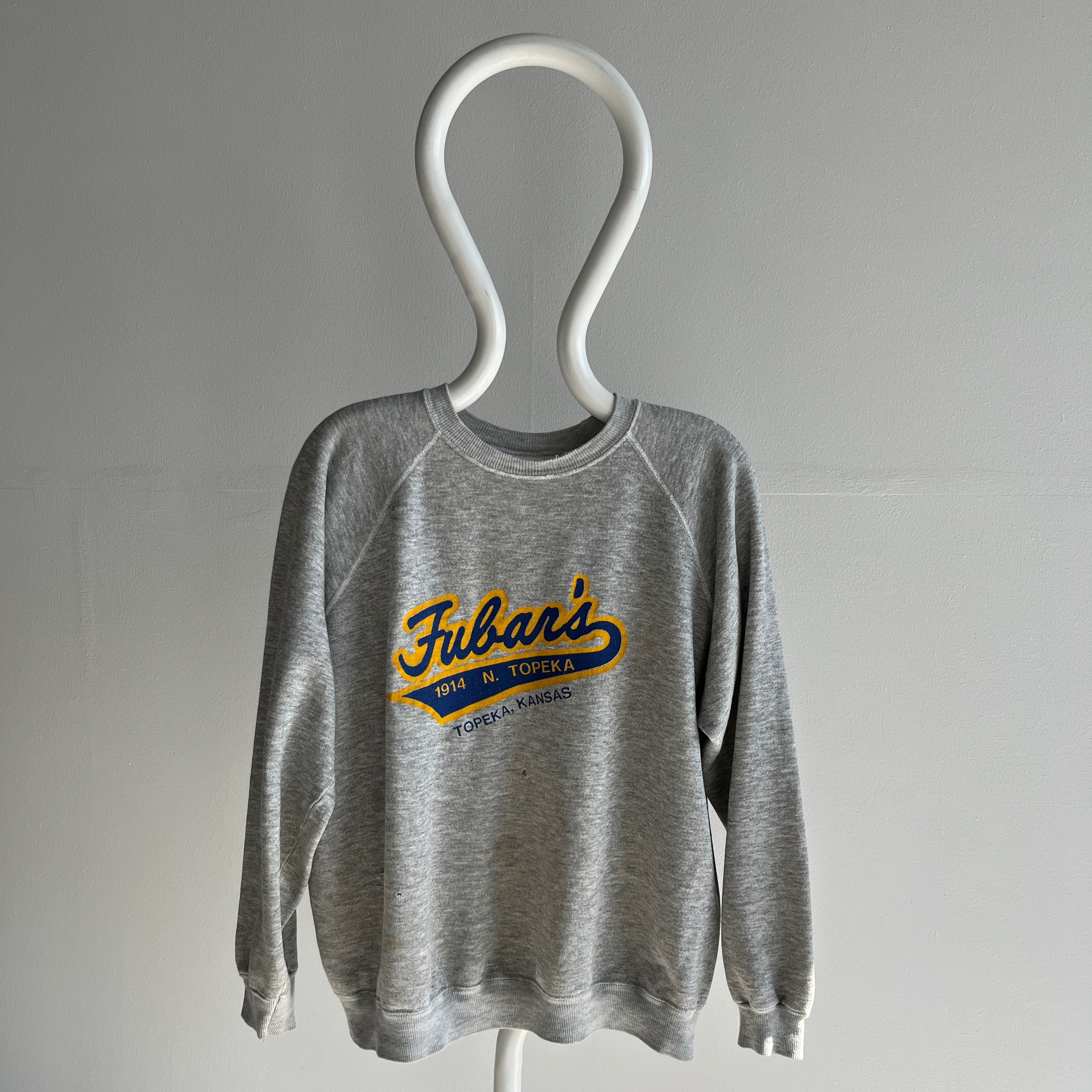 1980s Fubar's Topeka, Kansas Lightly Fubared Sweatshirt