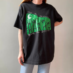 1996 Northwestern University Women's Coalition - Stop The Violence T-Shirt