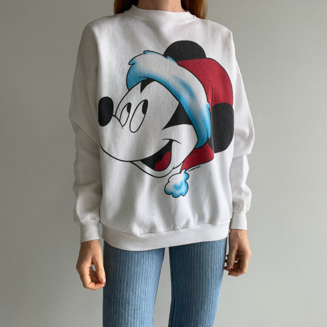 1990s Santa Mickey Sweatshirt