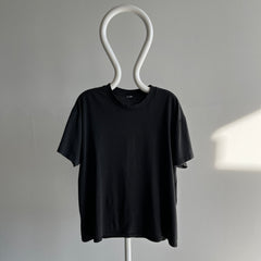 1990s Blank 50/50 Black T-Shirt