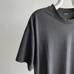 1990s Blank 50/50 Black T-Shirt