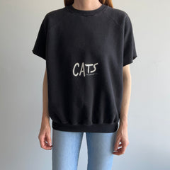 1991 Cats The Musical Cut Sleeve DIY Warm Up Sweatshirt