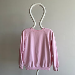 1980s Baby Pink Smaller Raglan by Hanes