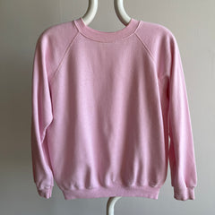 1980s Baby Pink Smaller Raglan by Hanes