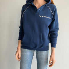 1970/80s Rossignol Ski Henley Hoodie - Oh My!