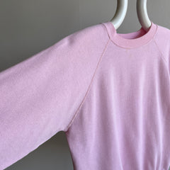 1980s Baby Pink Smaller Raglan by Hanes