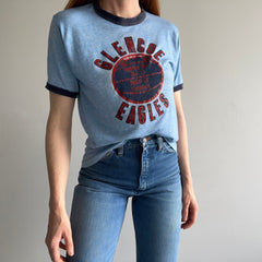 1977 Glencoe Eagles Completely Beat Up T-Shirt/Rag