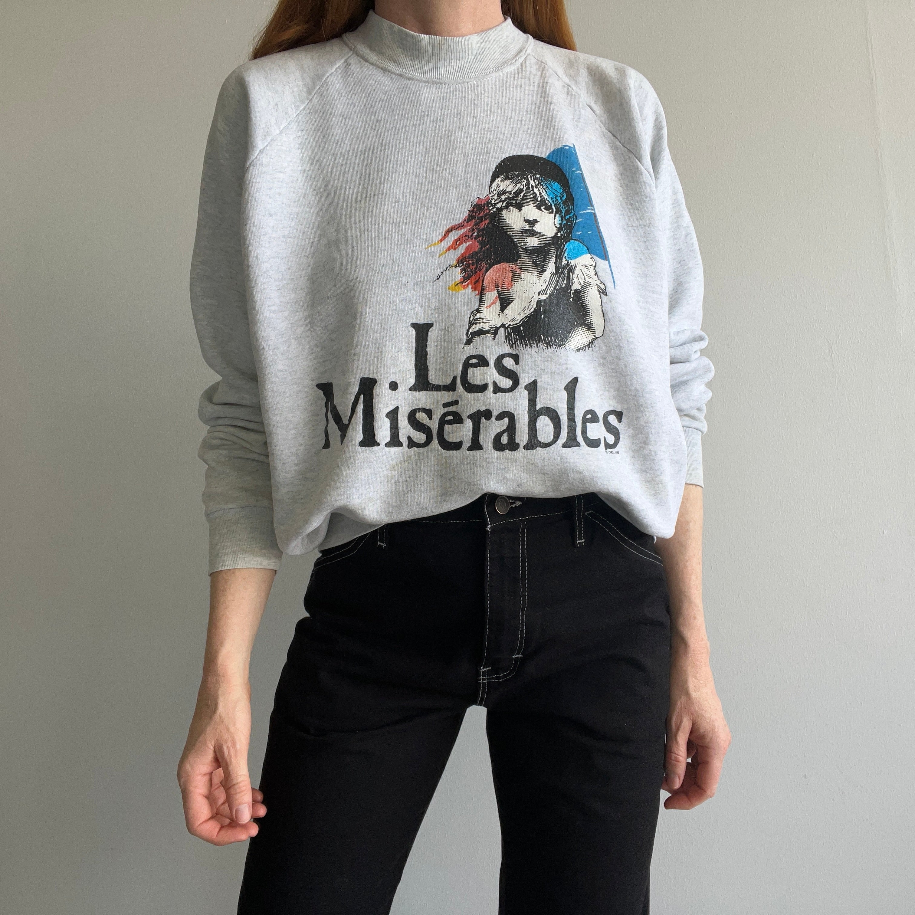 1986 Les Miserables Stained Sweatshirt