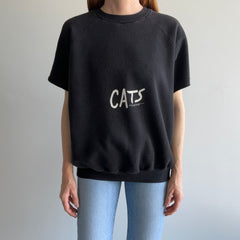 1991 Cats The Musical Cut Sleeve DIY Warm Up Sweatshirt