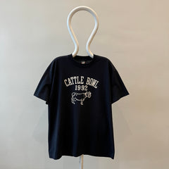 1992 Black Cattle Bowl Tubs T Shirt
