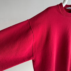 1990s Merlot Medium Weight Absolutely Wonderful Blank Sweatshirt