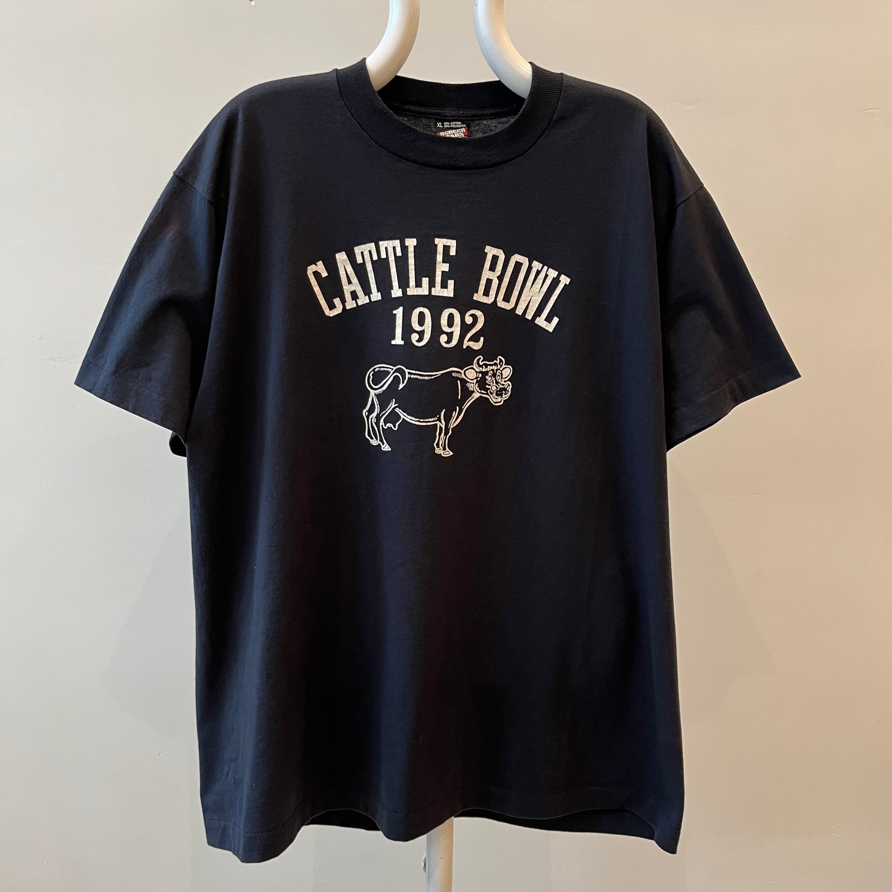 1992 Black Cattle Bowl Tubs T Shirt