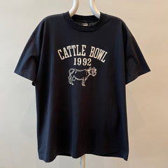 1992 Black Cattle Bowl Tubs T Shirt