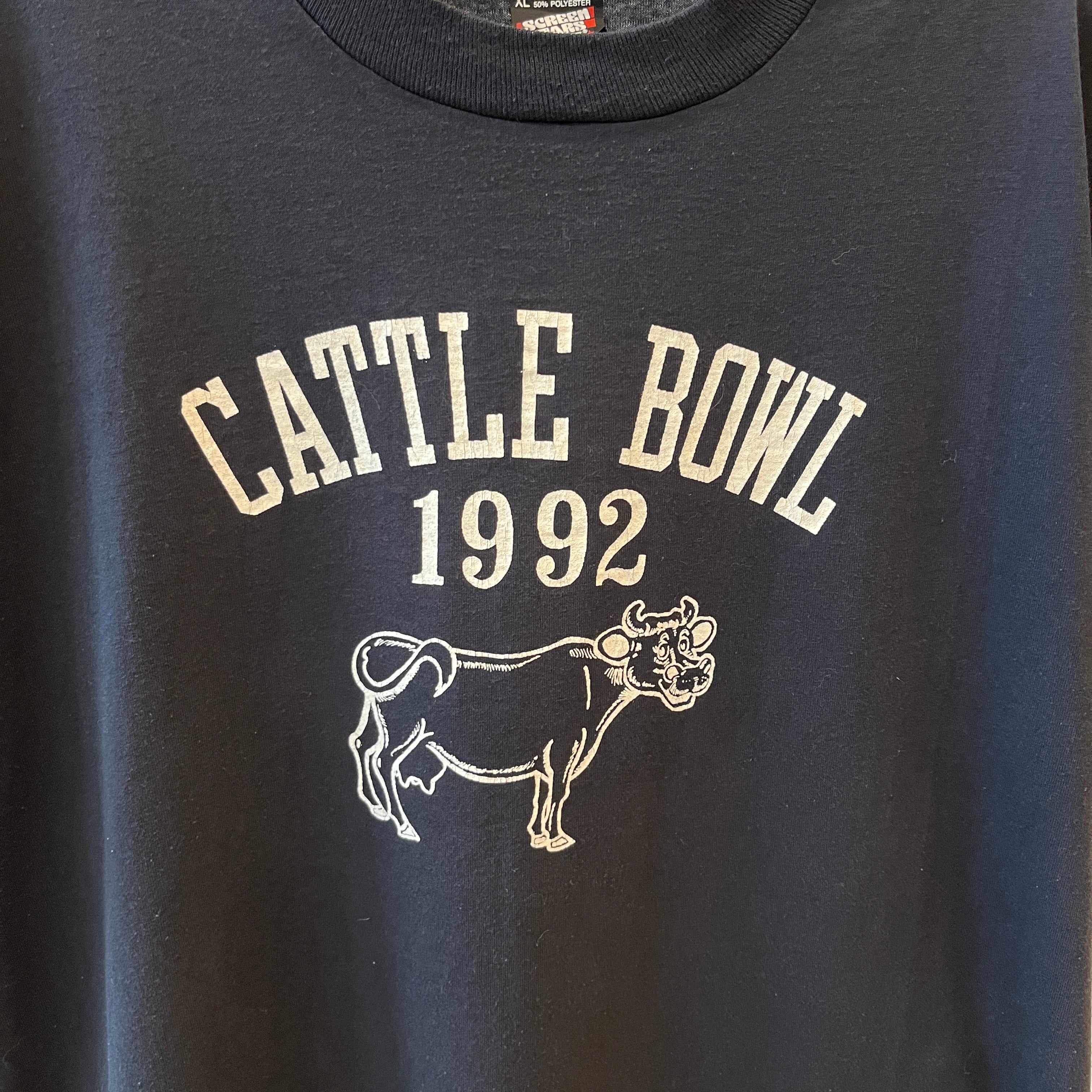 1992 Black Cattle Bowl Tubs T Shirt