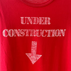 1970s/80s Under Construction T Shirt