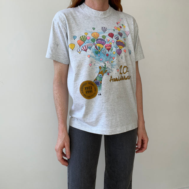 1991 Albuquerque International Balloon Fiesta 20th Anniversary T Shirt