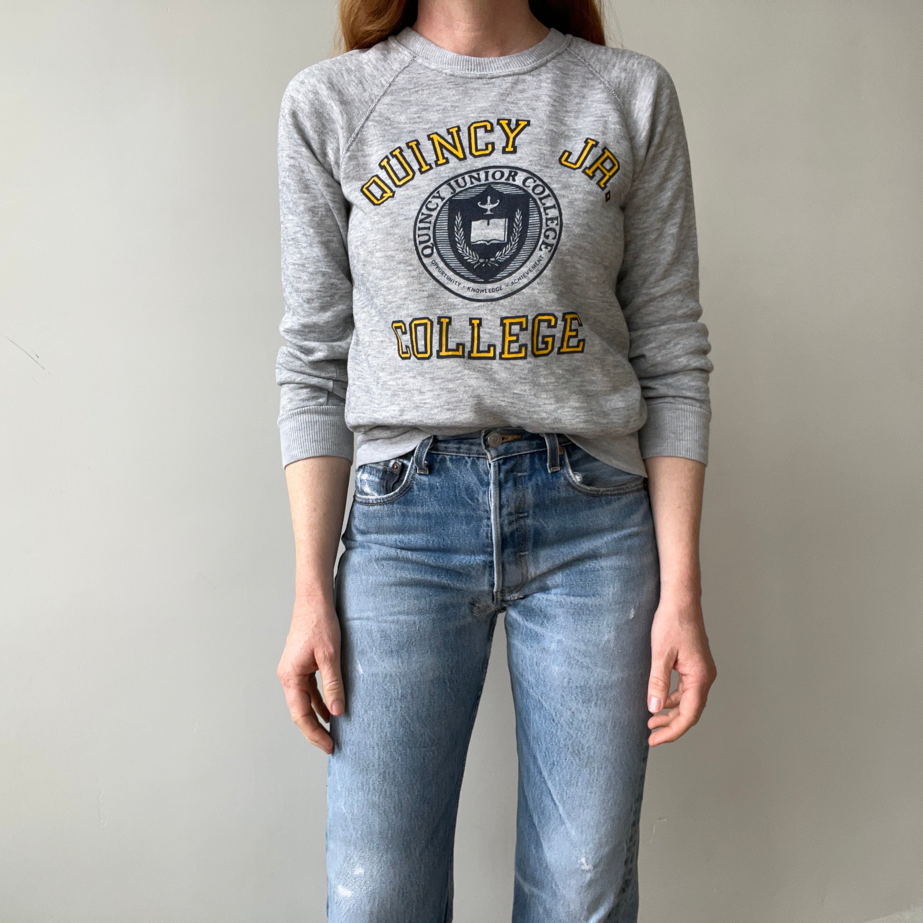 1980s Quincy Jr. College Sweatshirt