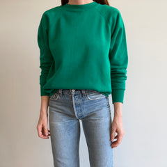 1980s Never Worn? Soft and Cozy Green Raglan by Pannill