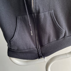 1980s Bassett Walker Zip Up Hoodie Tank - WOWZA