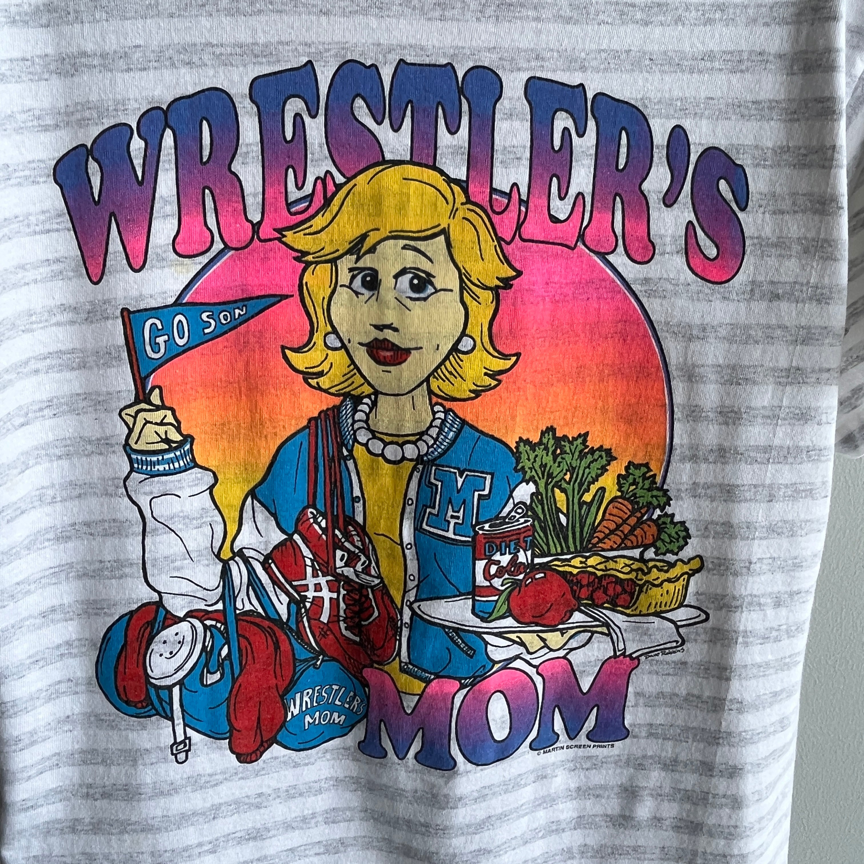 1980s Wrestler's Mom T-Shirt - !!!!