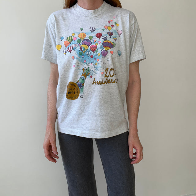 1991 Albuquerque International Balloon Fiesta 20th Anniversary T Shirt