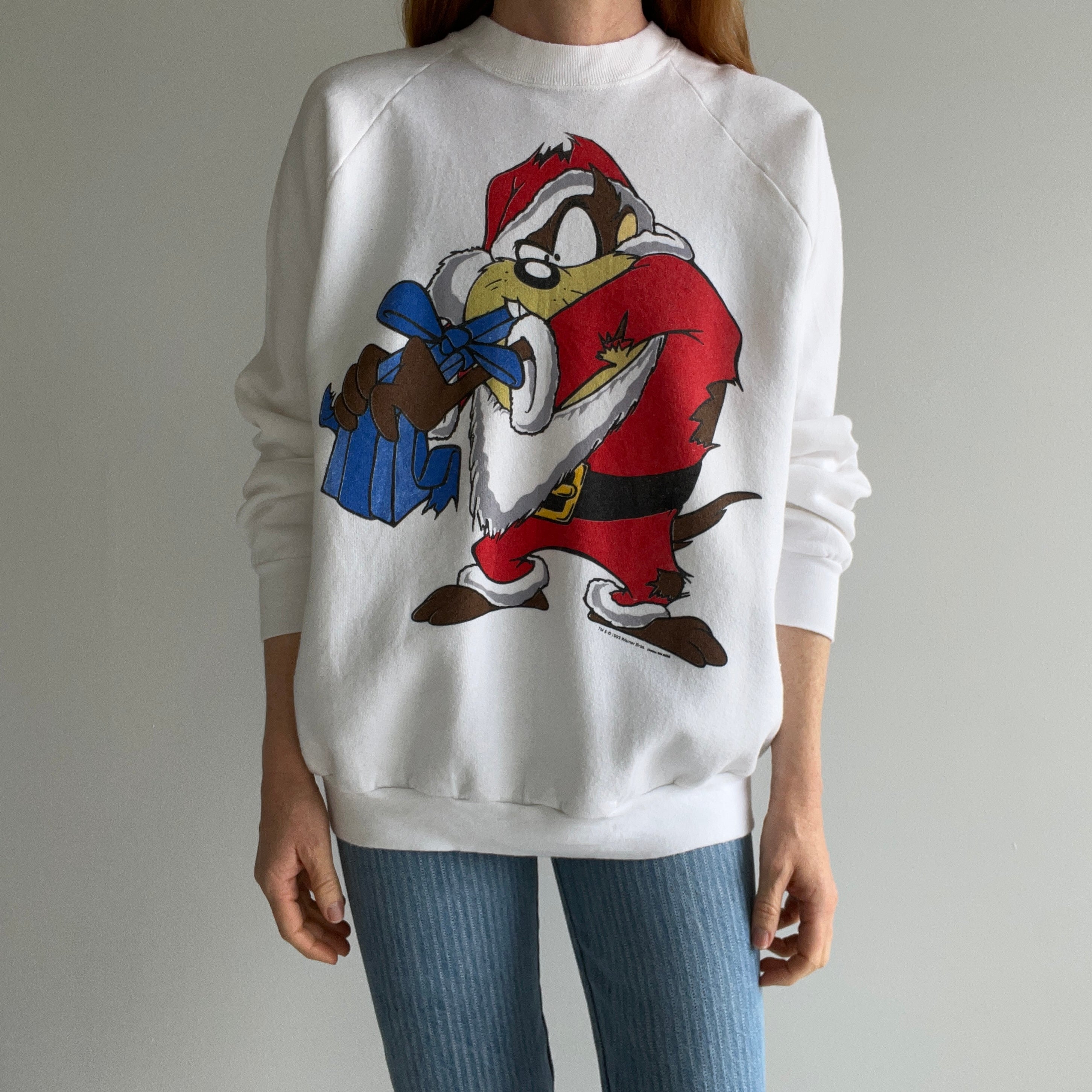 1993 Santa Taz - Front and Back Sweatshirt