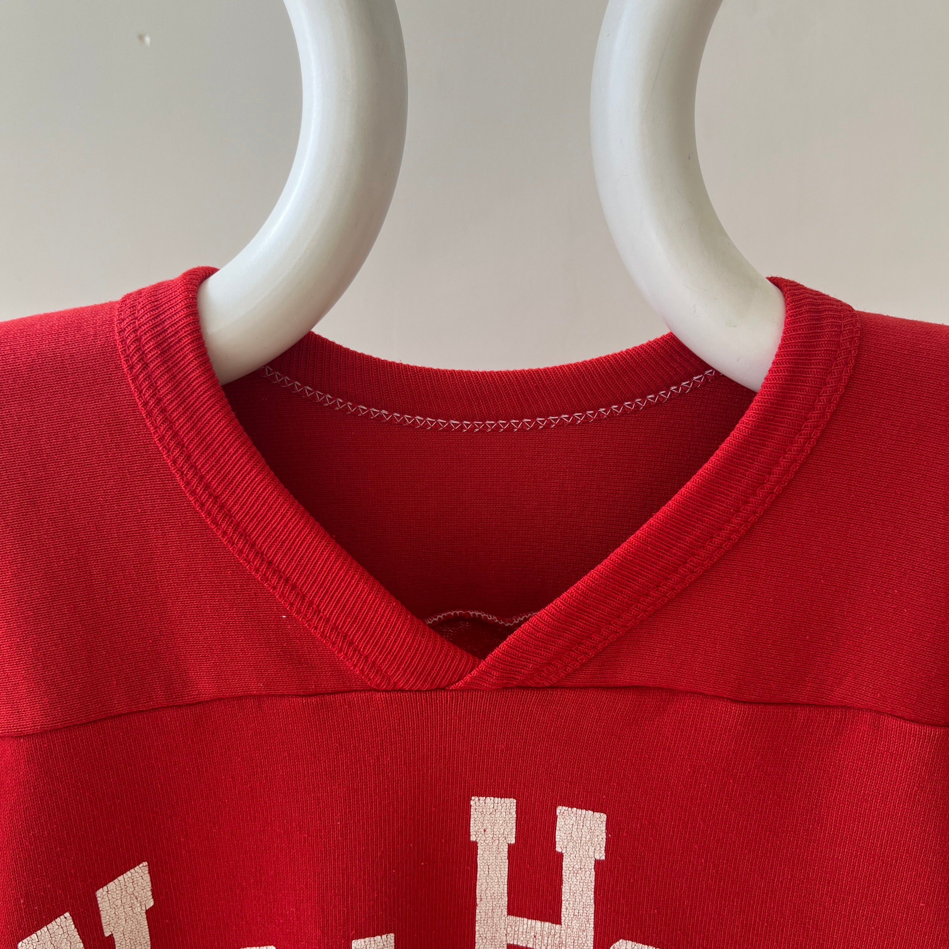 1980s New Hope Plymouth Long Sleeve Hockey T Shirt !!!!!!