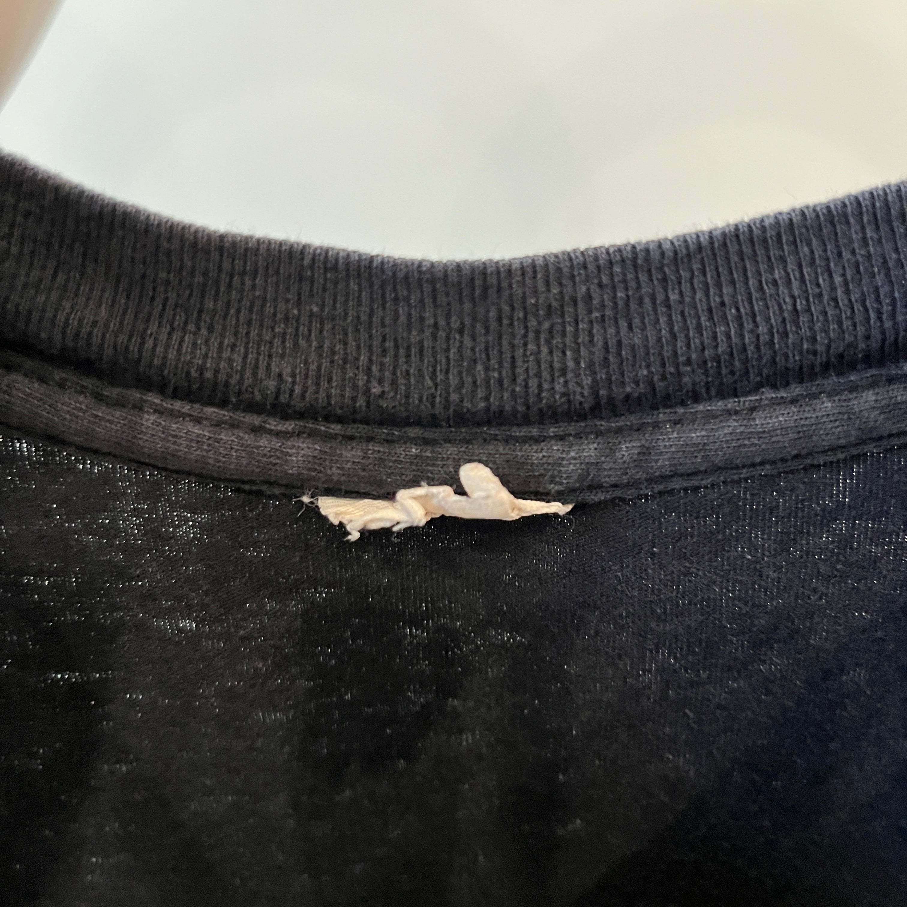 1980s Black Roma Italia T Shirt