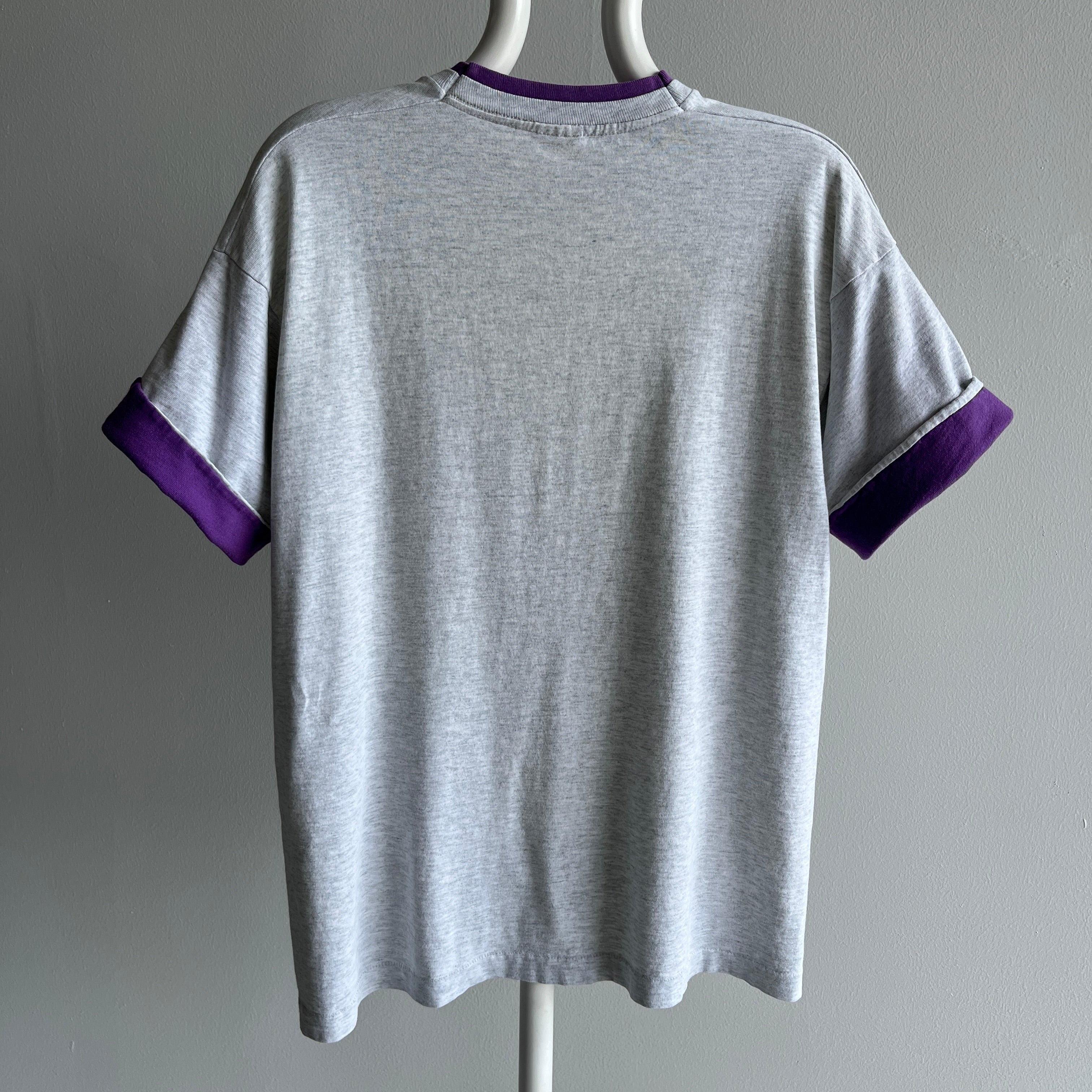 1980s Two Tone Gray and Purple FOTL with Staining