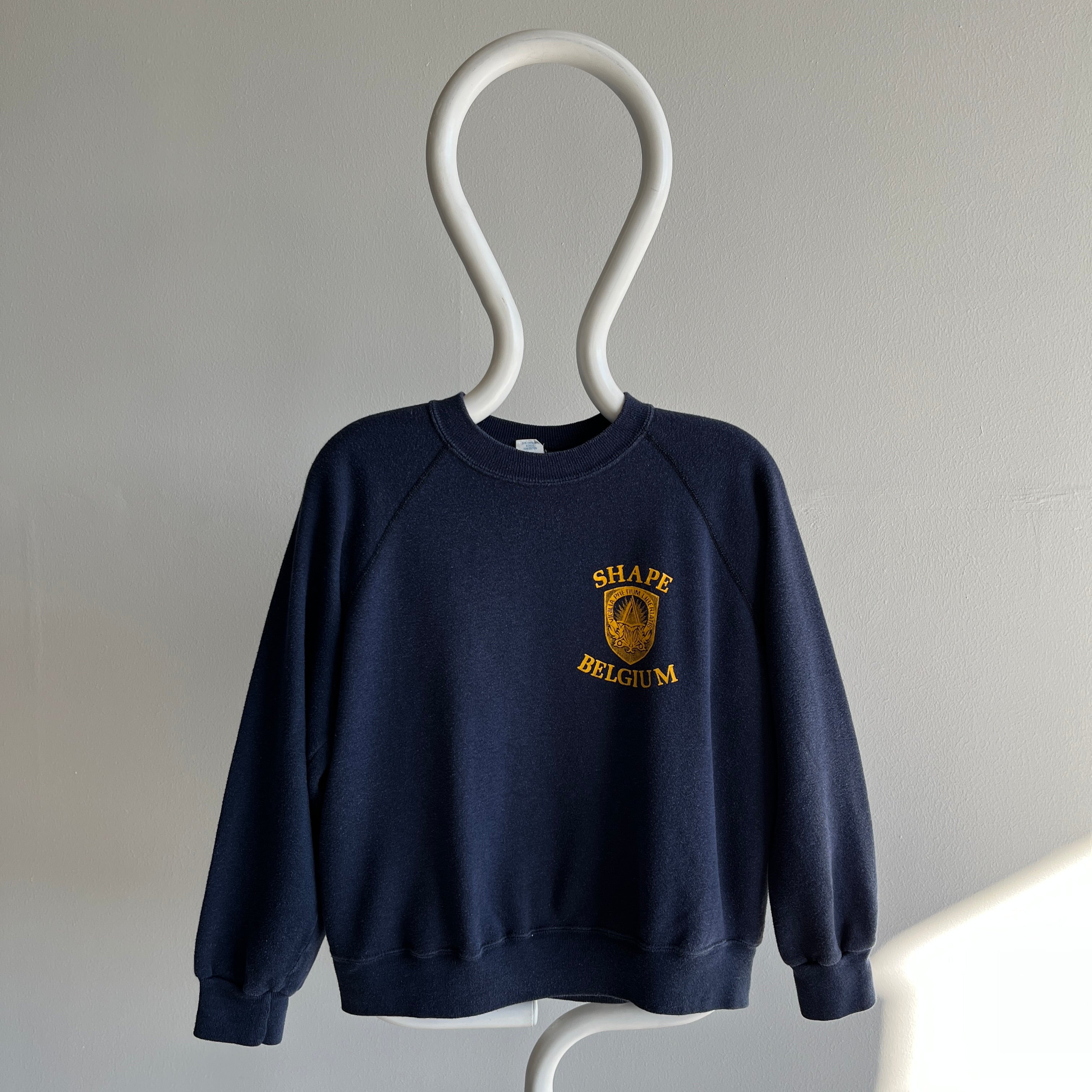 1970s SHAPE (Supreme Headquarters Allied Powers Europe) Belgium Sweatshirt