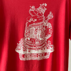 1980s Red Milwaukee Wisconin Cream City T Shirt