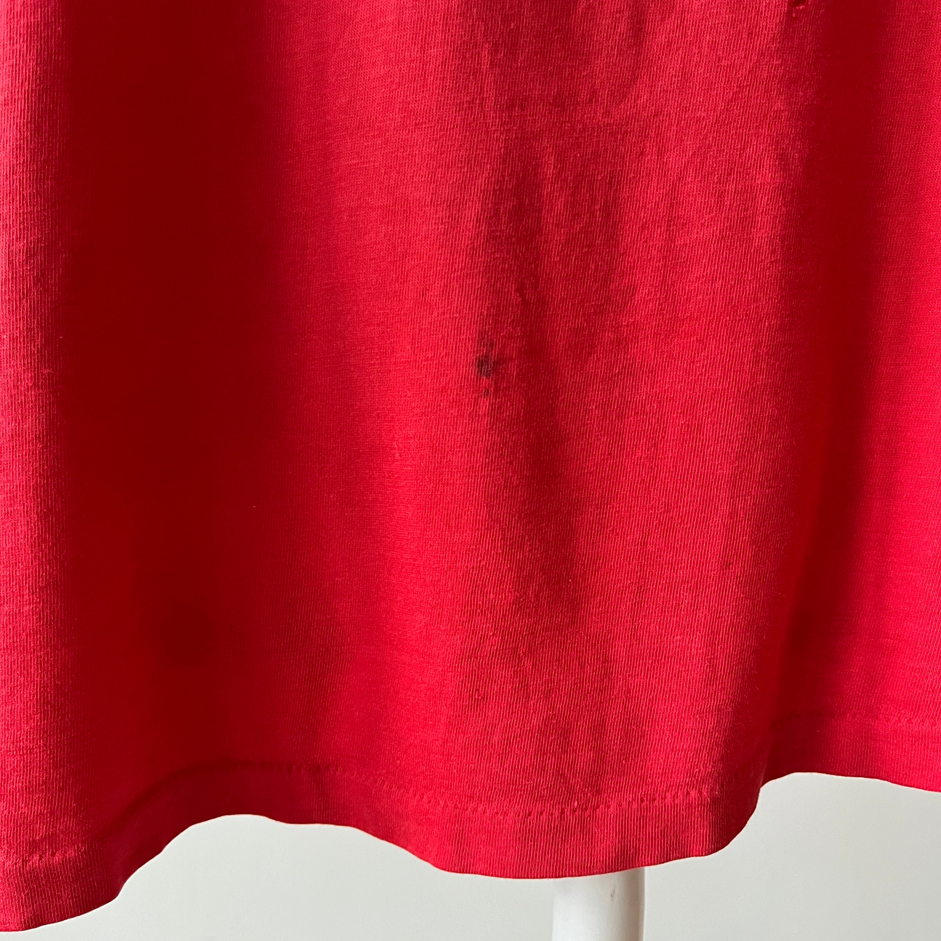 1980s Red Milwaukee Wisconin Cream City T Shirt