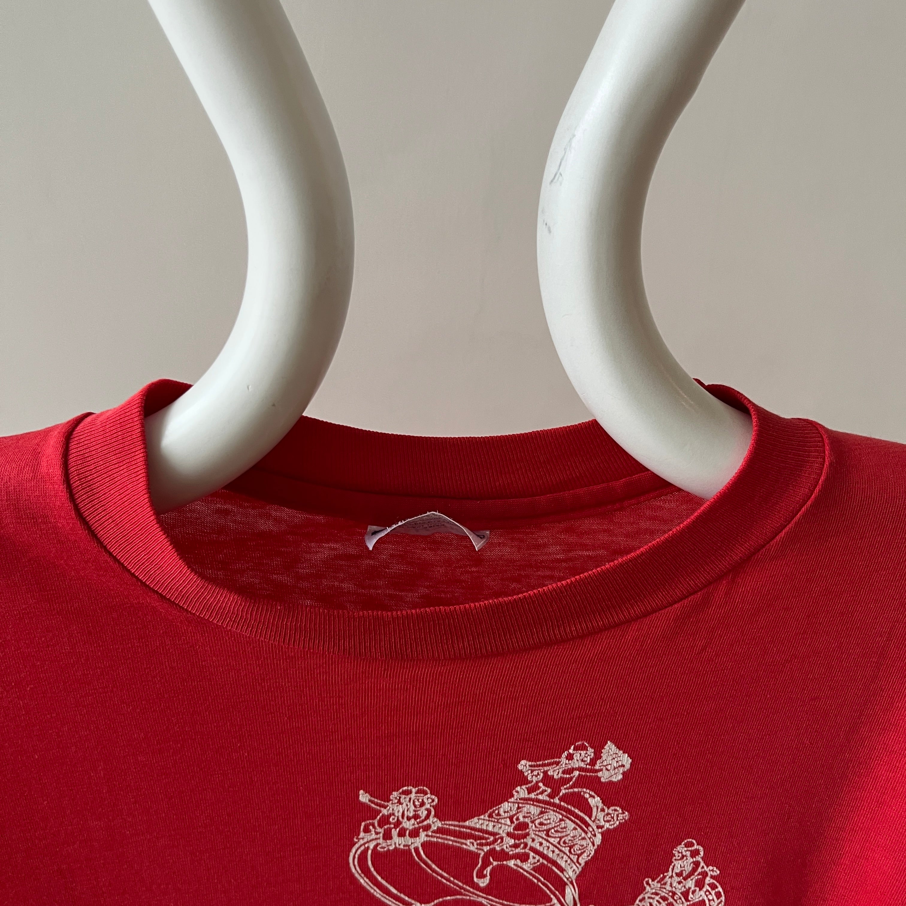 1980s Red Milwaukee Wisconin Cream City T Shirt