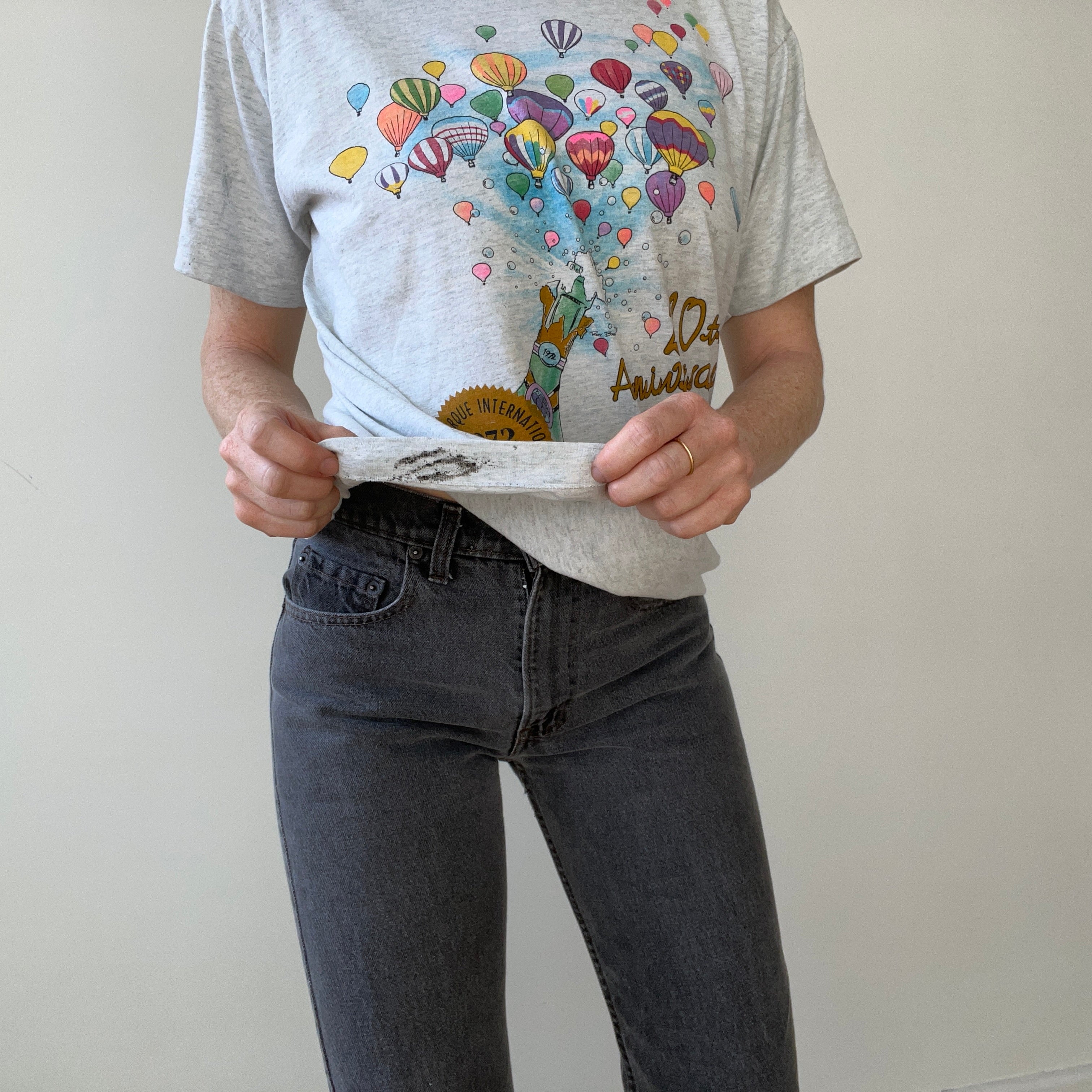 1991 Albuquerque International Balloon Fiesta 20th Anniversary T Shirt