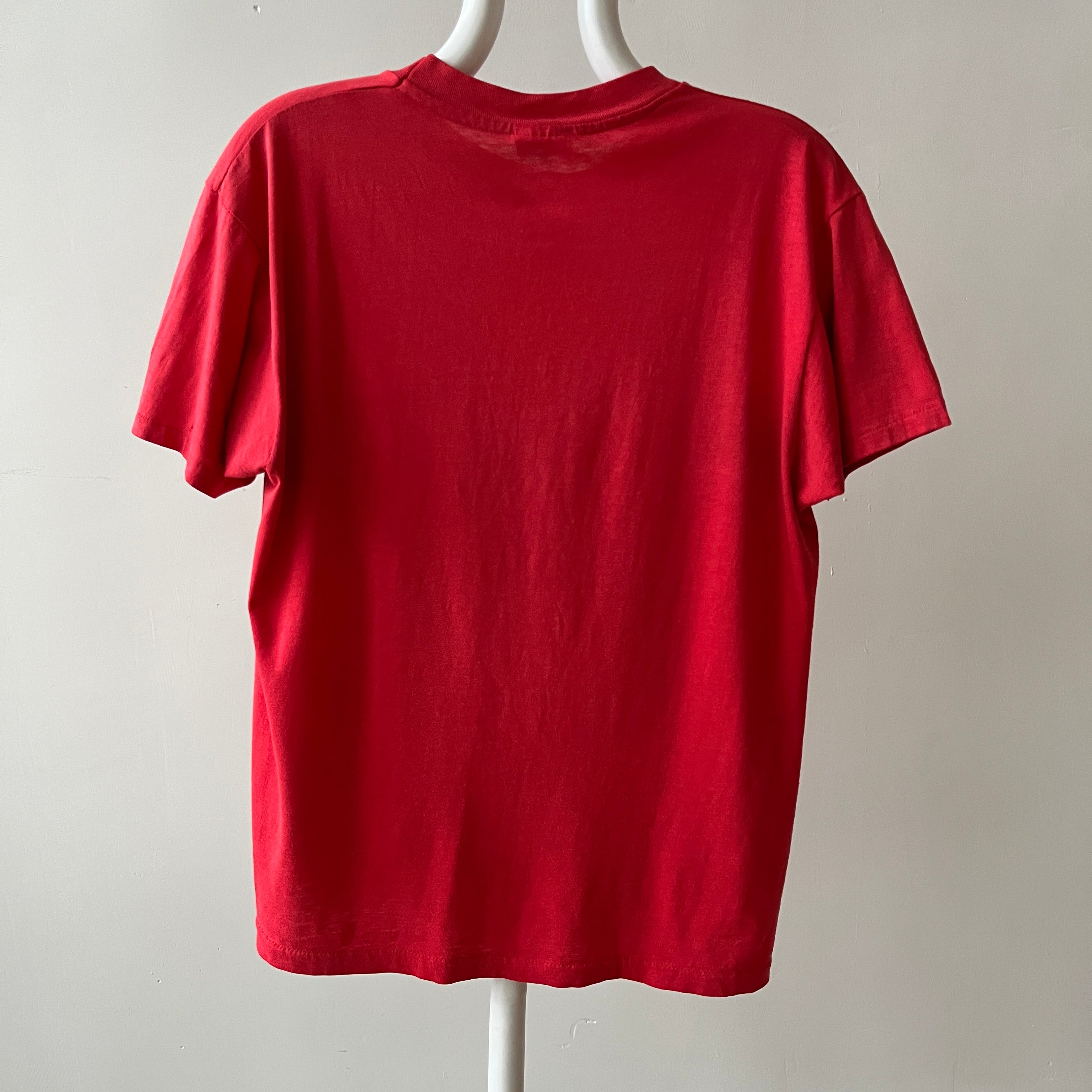 1980s Red Milwaukee Wisconin Cream City T Shirt