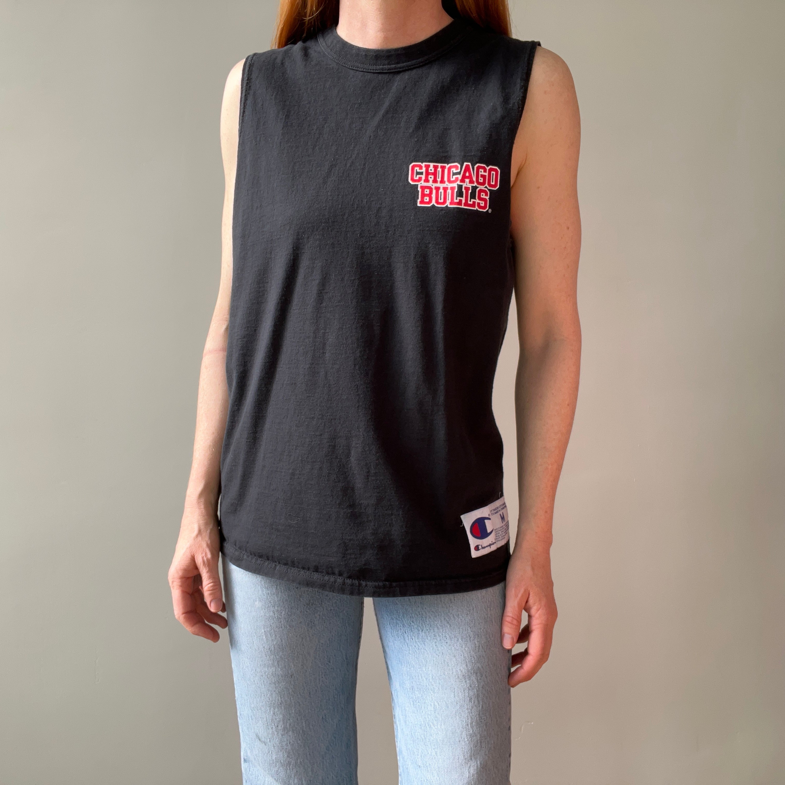 1990/2000s Chicago Bulls Cotton Tank Top - Great Gift For a Super Fan