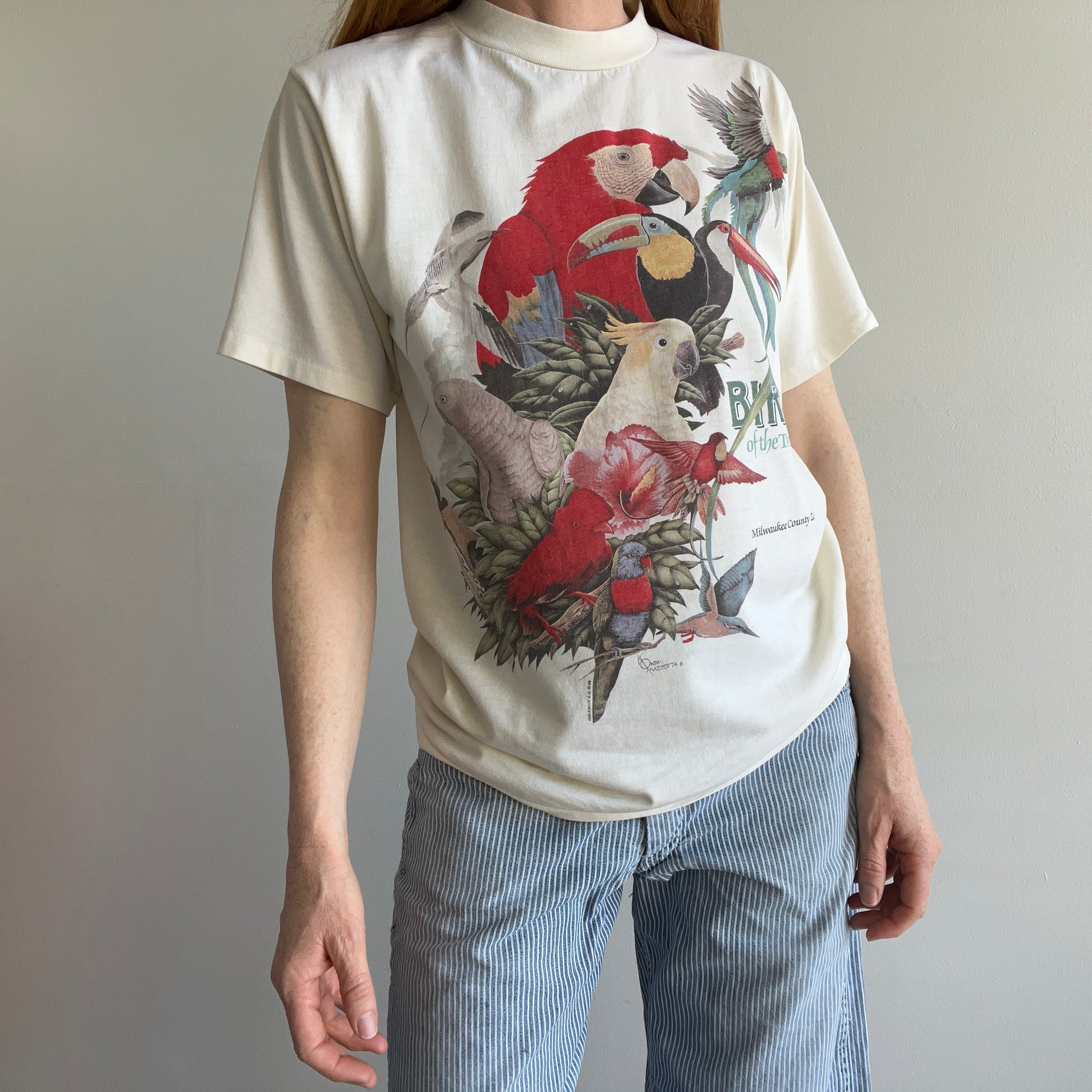 1988 Birds of The Tropics - Milwaukee County Zoo - T-Shirt