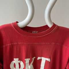 1960s/70s Red Football Style Sorority T Shirt