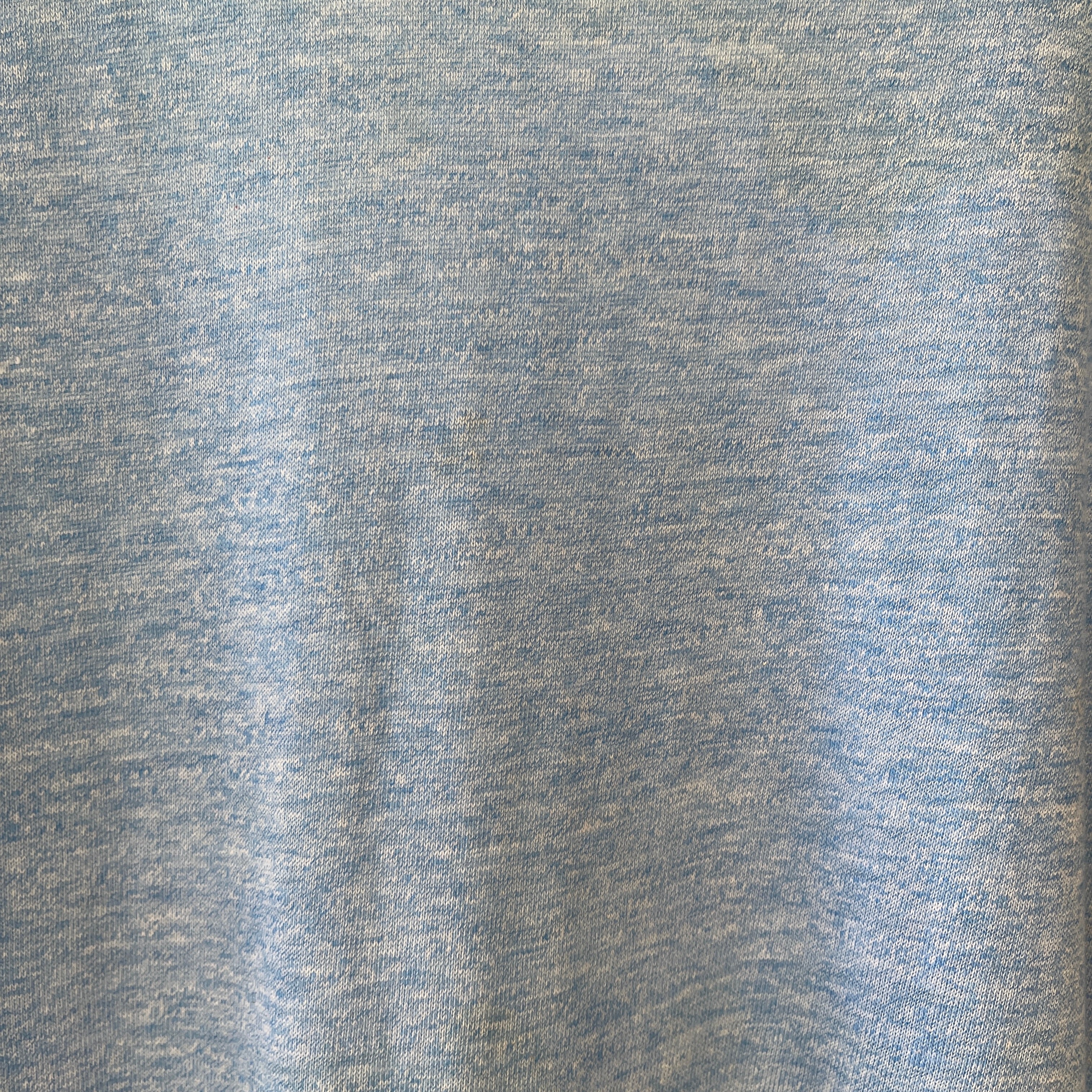 1970s Two Tone Blue Blank T Shirt