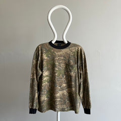 1980s Real Trees Long Sleeve Pocket Camo T-Shirt