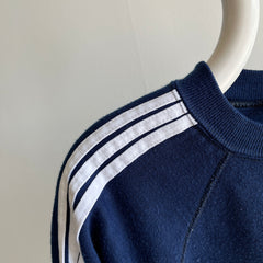 1970s Atlantic City Triple Stripe Warm Up Sweatshirt - Oh My