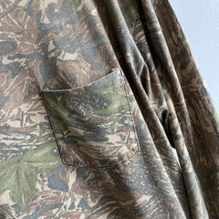 1980s Real Trees Long Sleeve Pocket Camo T-Shirt