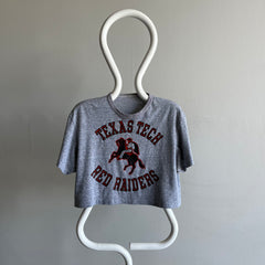 1970s Texas Tech Red Raiders Crop Top - Champion Brand