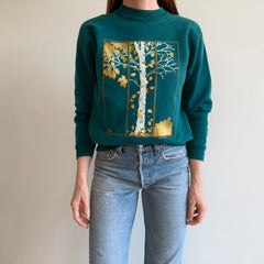 1980s Gold Leaf Tree Sweatshirt