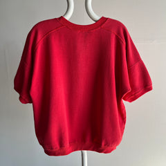 1980s Very Cool Red Warm Up Sweatshirt