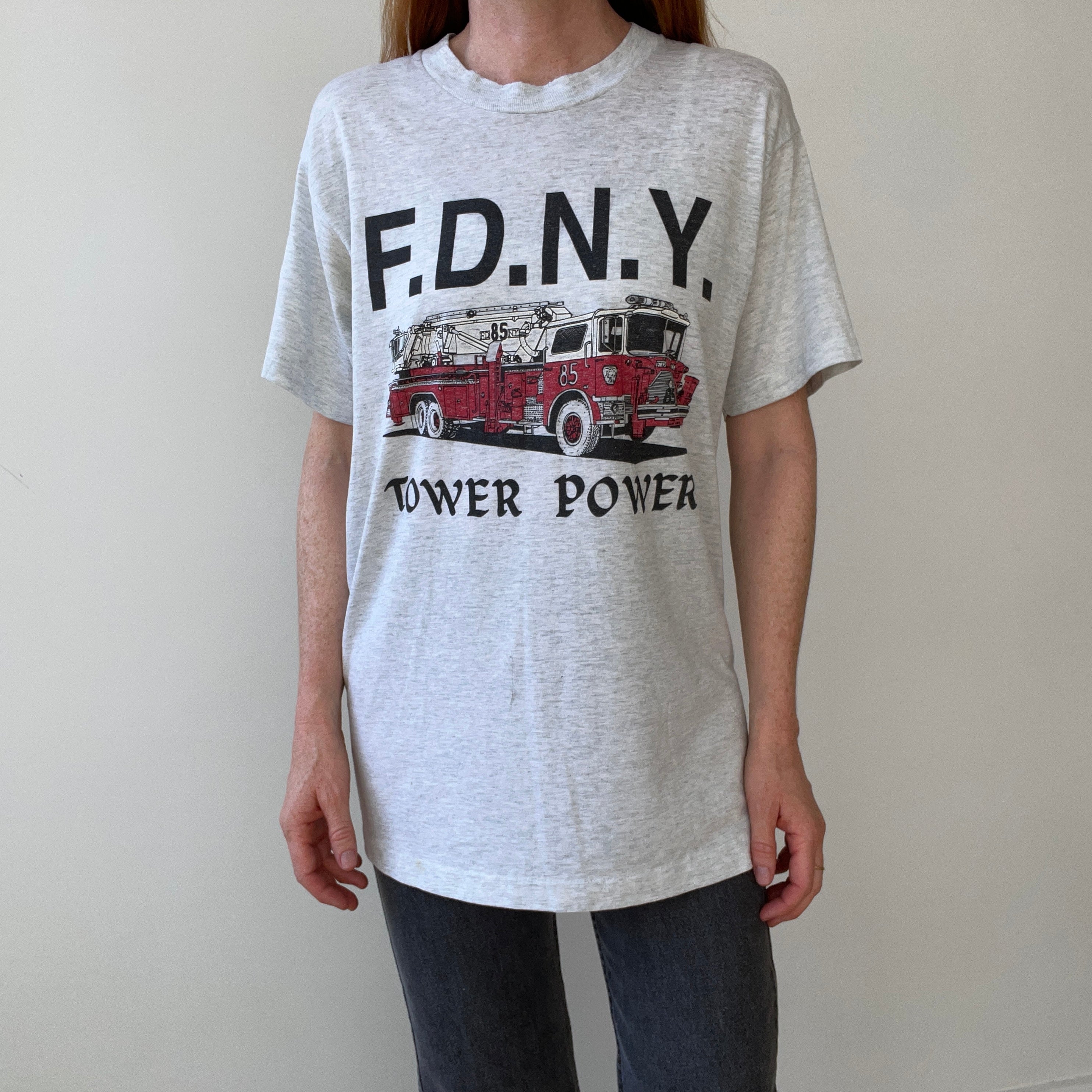 1985 F.D.N.Y. Tower Power T Shirt