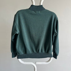 1980s Cable Knit Mock Neck Sweatshirt - Yes Please!