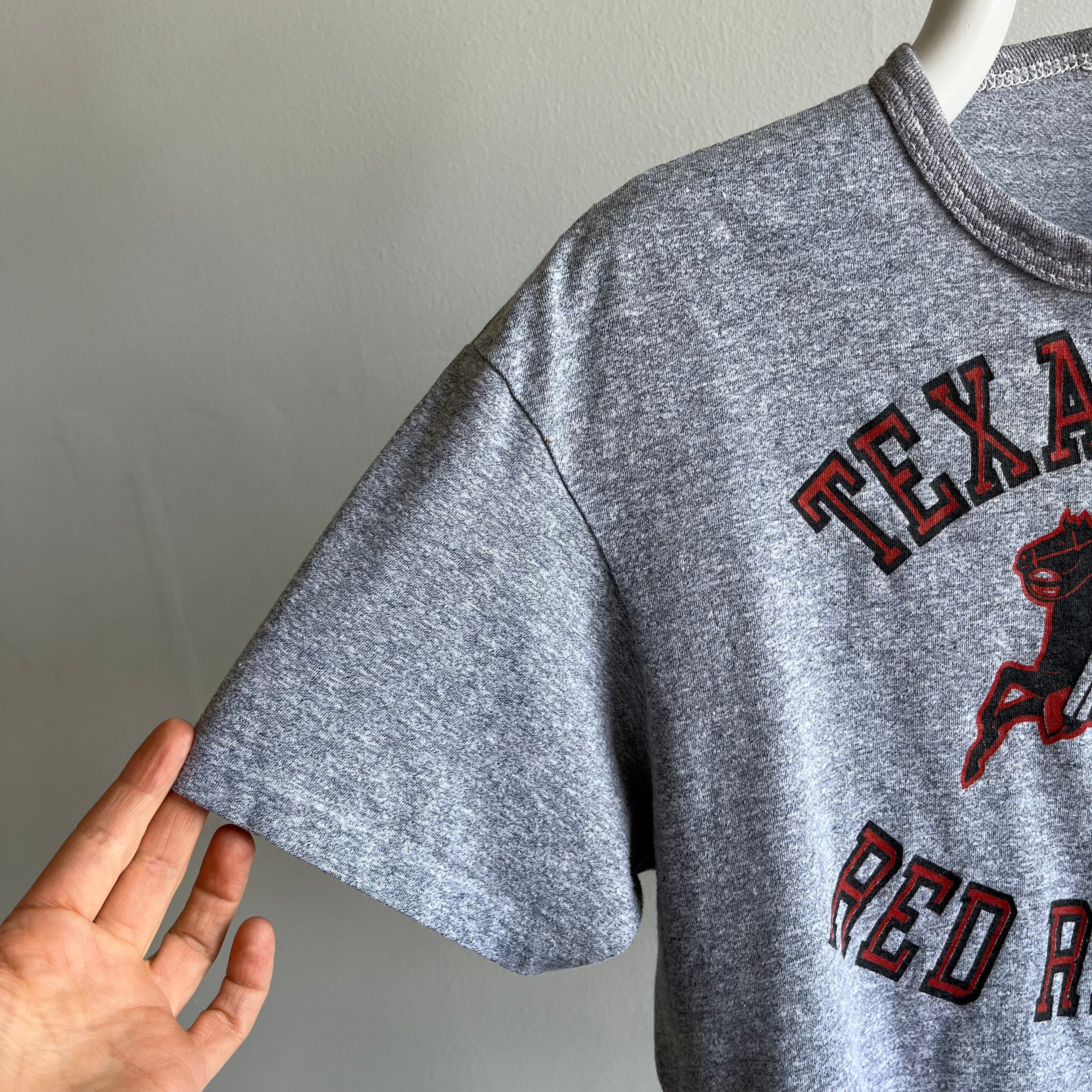 1970s Texas Tech Red Raiders Crop Top - Champion Brand