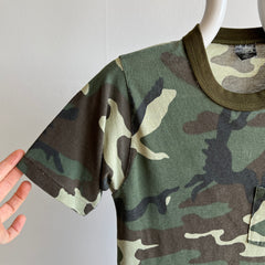 1980s Smaller Camo Pocket T-Shirt by Ace Sportswear