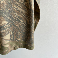 1980s Real Trees Long Sleeve Pocket Camo T-Shirt